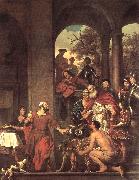 FLINCK, Govert Teunisz. Curius Dentatus Preferring Turnips to Gold dfg oil painting